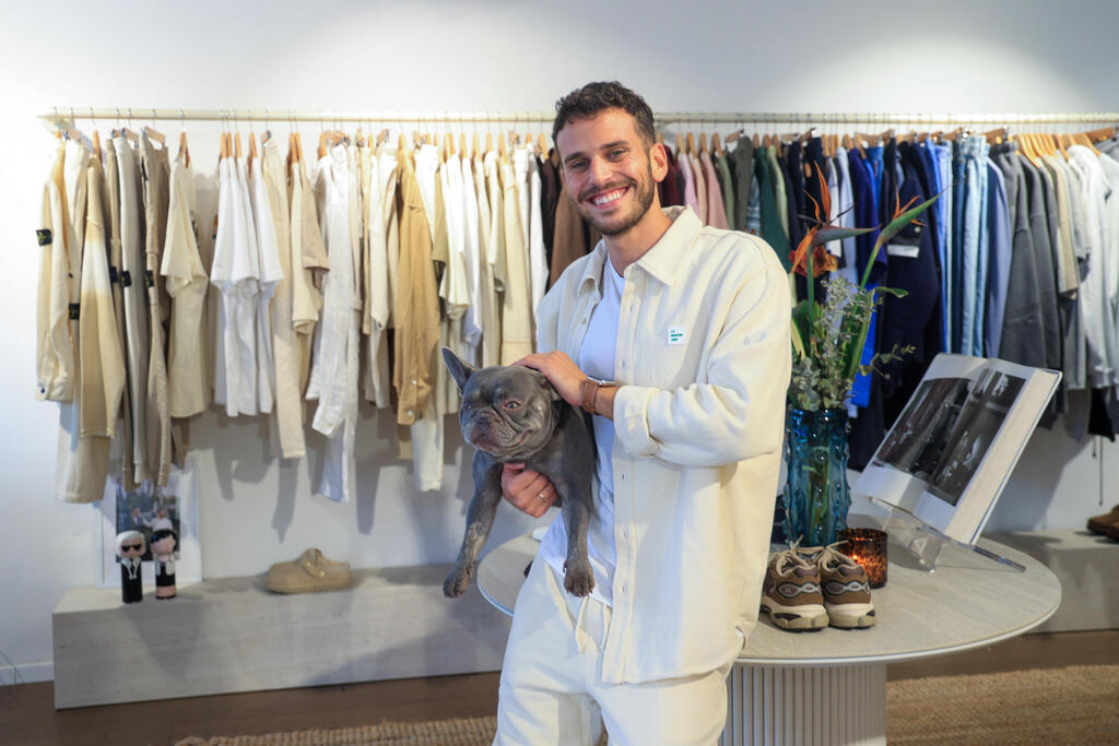 Aviv Kapulsky, grandson of the Kapulsky founders, opens a fashion boutique (Photo: Avigail Uzi) אביב קפולסקי, הנכד פותח חנות אופנה