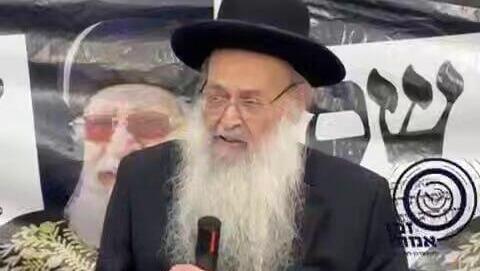 זקן חברי המועצת של ש"ס הרב מאיה
