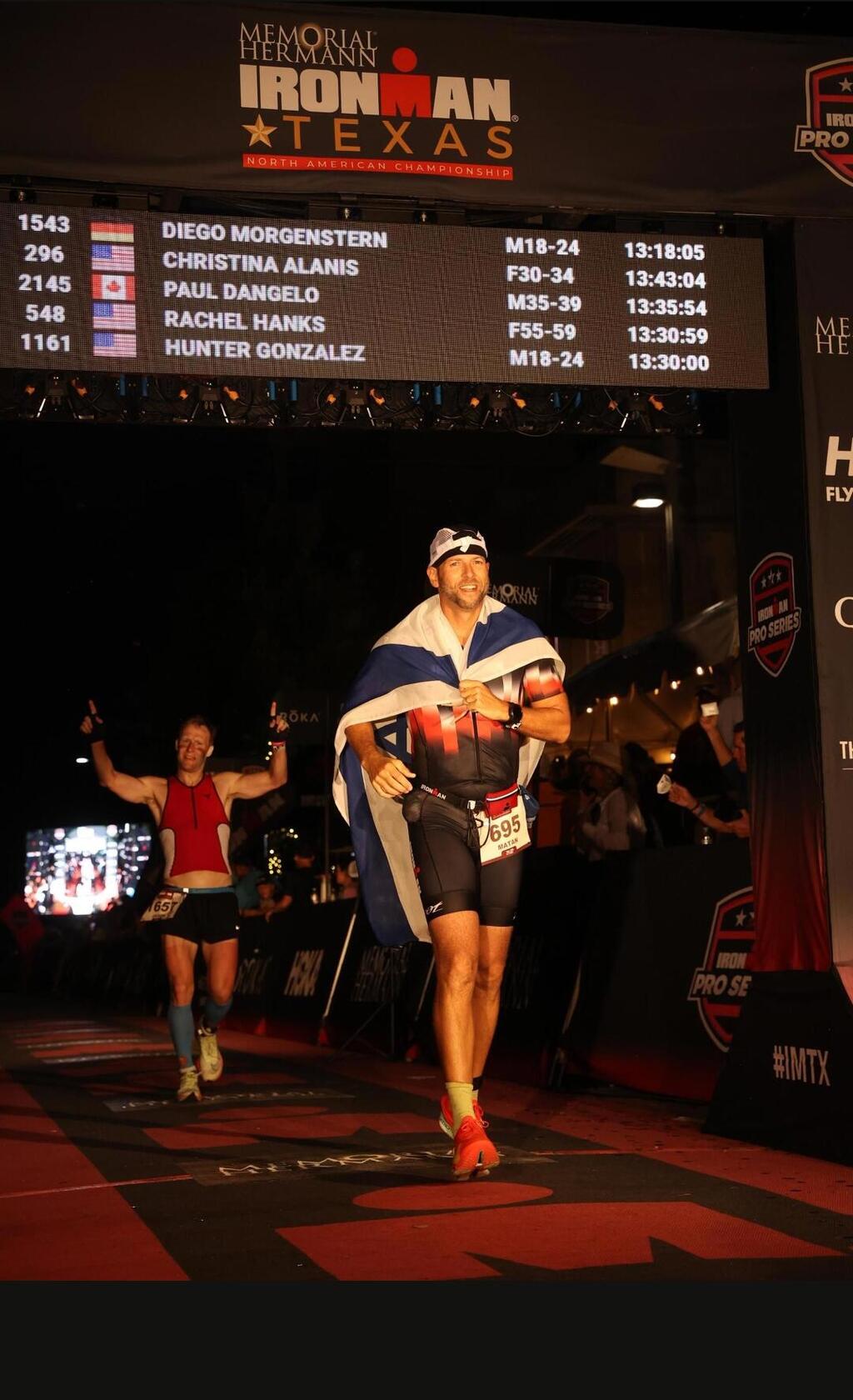 Matan Greenberg completed two full Ironman triathlons (Photo: Courtesy) Matan Greenberg completed two full Ironman triathlons