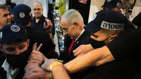 בנימין נתניהו קמפיין בחירות בתל אביב
