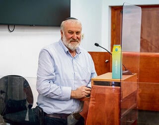 מנדלבליט בבית המשפט, השבוע. מעלותיו האישיות לא הצליחו לפצות על שיקול הדעת הלקוי