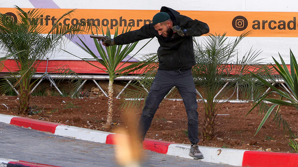 תיעוד המחבלים בפיגוע