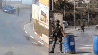 תיעוד רגעי חיסול המחבלים מהפיגוע בחברון