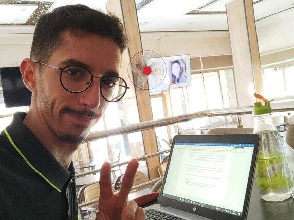 Youssef Siher, the Italian pro-Palestinian activist detained on suspicion of incitement in connection with the October 17 Movement איטליה יוסף סיהר האיש ש מאחורי המהומות ב מילאנו