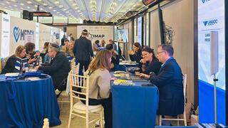Jewish medical professionals meet with representatives of Israeli hospitals and health organizations at MedEx UK in London to explore career opportunities in Israel 