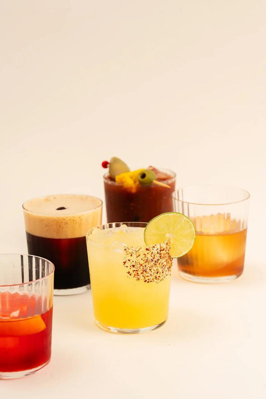 A selection of colorful cocktails and mixed drinks at Safta's Table (Photo: Safta's Table) A selection of colorful cocktails and mixed drinks at Safta's Table