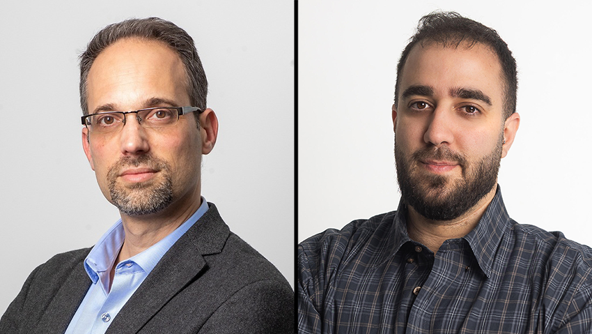 Prof. Ran Balicer, Dr. Dean Ariel (Photo: Liel Zand, Tal Shahar) מימין: ד"ר דין אריאל ופרופ' רן בליצר