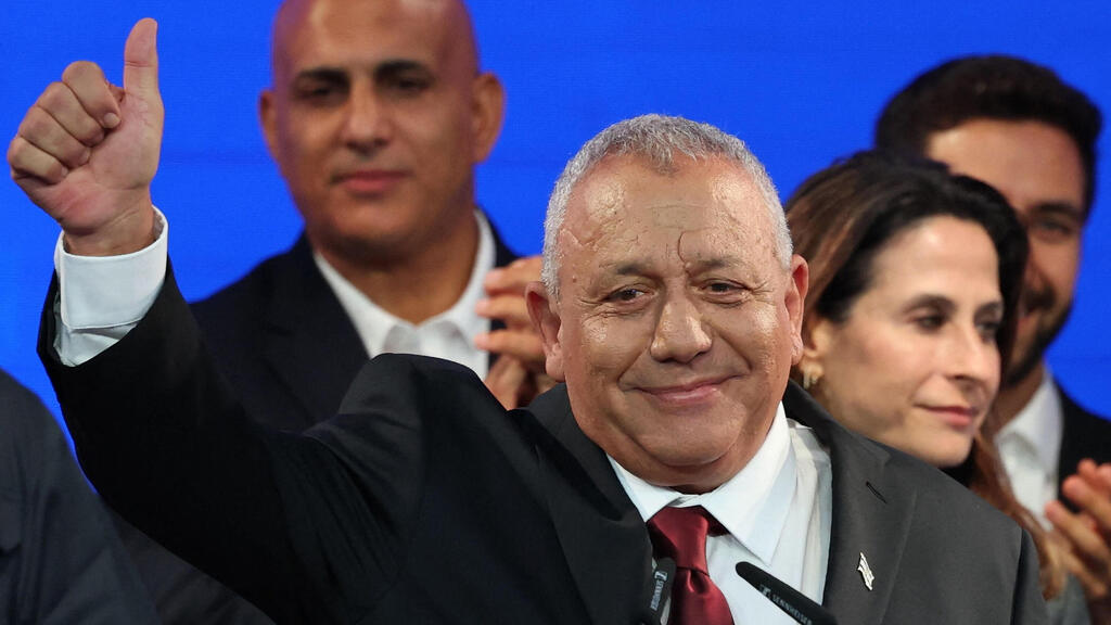 Yashar! party chairman Gadi Eisenkot (Photo: Jack GUEZ / AFP) איזנקוט