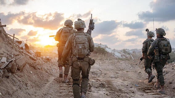 תקציב הביטחון לפני התוספת הוא 158 מיליארד שקל. חיילי צה"ל בעזה | צילום: דובר צה"ל