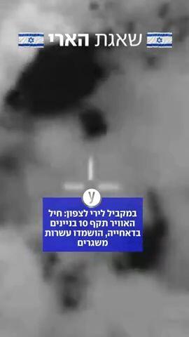 חיל האוויר תקף 10 בניינים בדאחיה