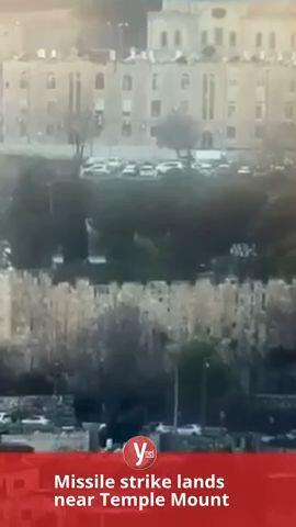 Missile strike lands near Temple Mount