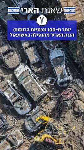 במטח גדול מהקודמים מאיראן פגע אחד הטילים באשתאול וגרם להרס עצום