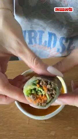 טעם של חופשה: ספרינג רולס תאילנדיים עם בשר