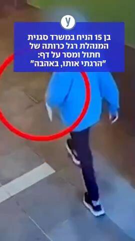 בן 15 הניח במשרד סגנית המנהלת רגל כרותה של חתול ומסר על דף: "הרגתי אותו, באהבה"