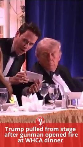 Trump pulled from stage