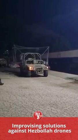 Improvising solutions against Hezbollah drones