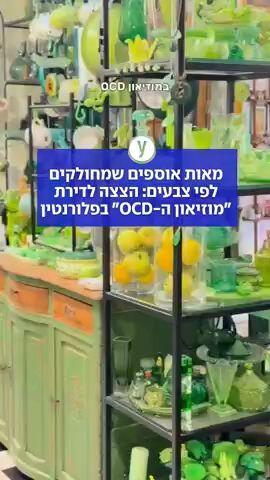 מאות אוספים שמחולקים לפי צבעים: הצצה לדירת "מוזיאון ה-OCD" בפלורנטין
