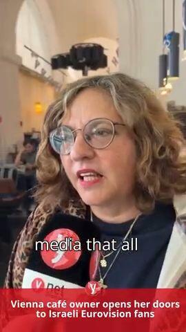 Vienna café owner opens her doors to Israeli Eurovision fans