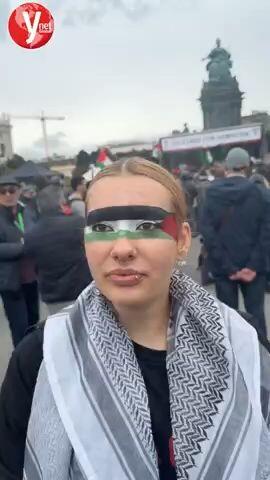 Eurovision protest in Vienna