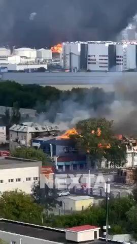 מתקפת הכטב"מים האוקראינית: אש וזירות הרס באזור מוסקבה