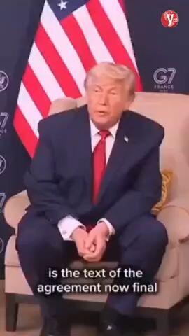 Trump warns Iran vertical