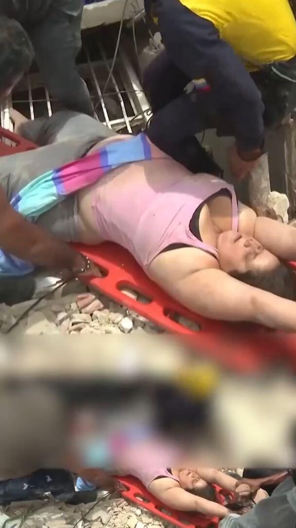 Teacher Graciela was rescued and survived the earthquake in La Guaira, Venezuela