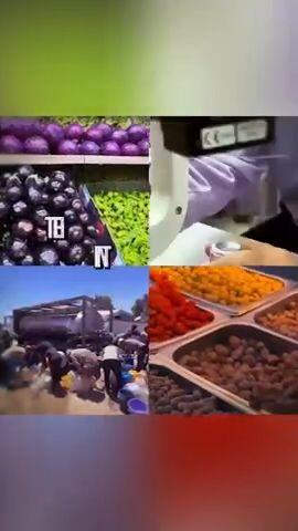 Large quantities of food available in markets across the Gaza Strip during the ceasefire&nbsp;