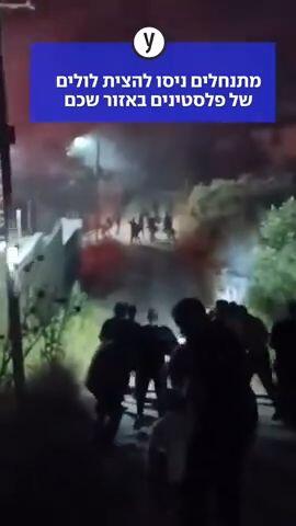 מתנחלים ניסו להצית לולים של פלסטינים באזור שכם
