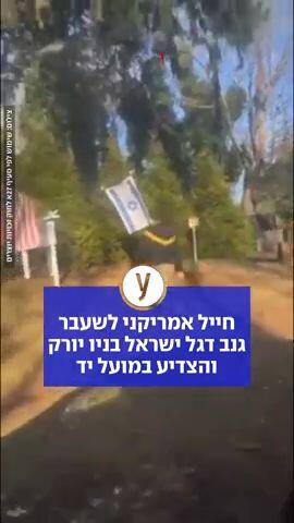 חייל אמריקני לשעבר גנב דגל ישראל בניו יורק והצדיע במועל יד