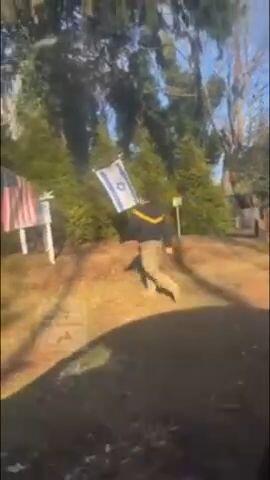 US Army veteran filmed stealing Israeli flag from New York home, giving Nazi salute&nbsp;