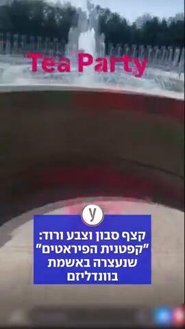 קצף סבון וצבע ורוד: "קפטנית הפיראטים" שנעצרה באשמת בוונדליזם