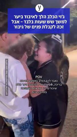 ג'וי הכלב הלך לאיבוד ביער למשך שש שעות בלבד - אבל זכה לקבלת פנים של גיבור
