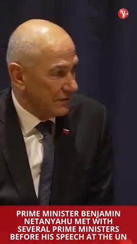 Netanyahu meeting world leaders