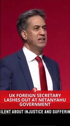 UK foreign secretary lashes out at Netanyahu government
