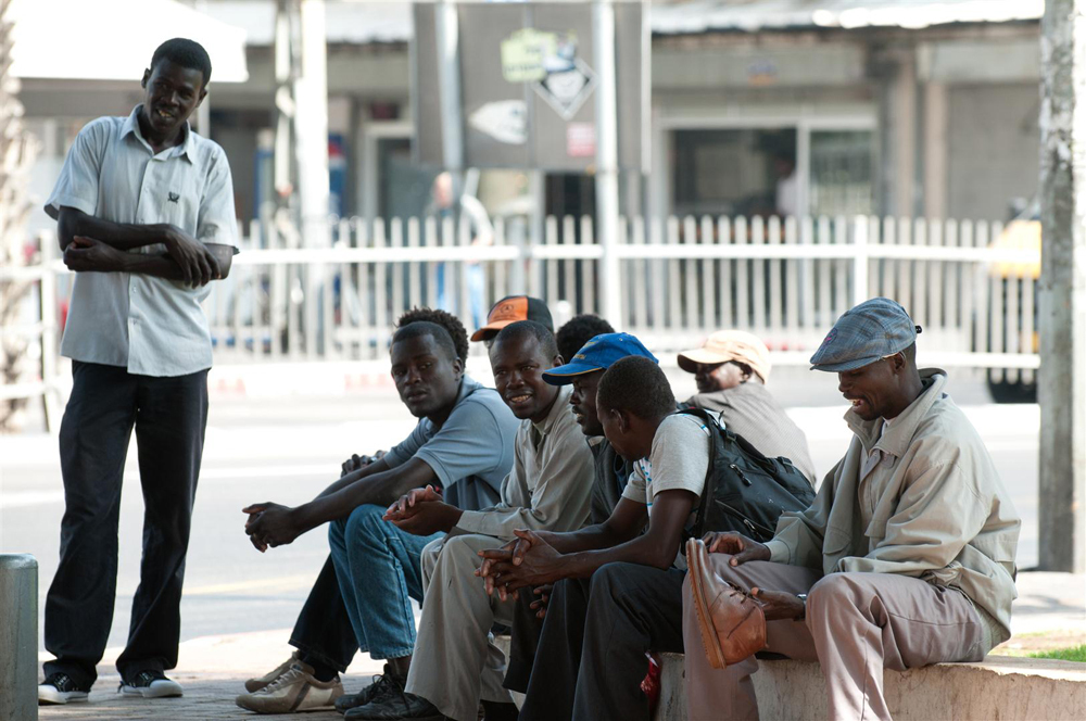 Asylum seekers in southern Tel Aviv (Photo: Yaron Brenner) Asylum seekers in southern Tel Aviv