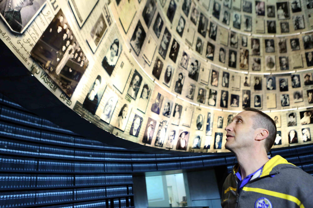 David Blatt at Yad Vashem Holocaust Museum
