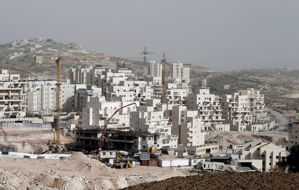 Israeli settlement construction near Jerusalem 