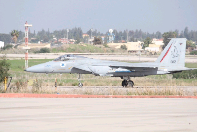 Israel Air Force F-15 fighter jet 