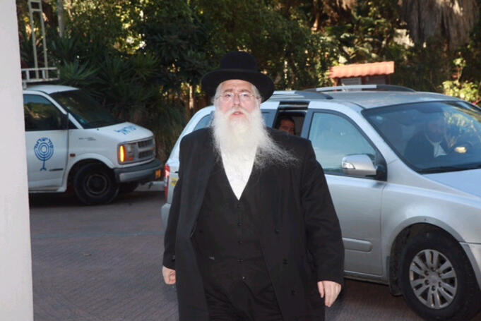 Deputy Education Minister Meir Porush of United Torah Judaism 