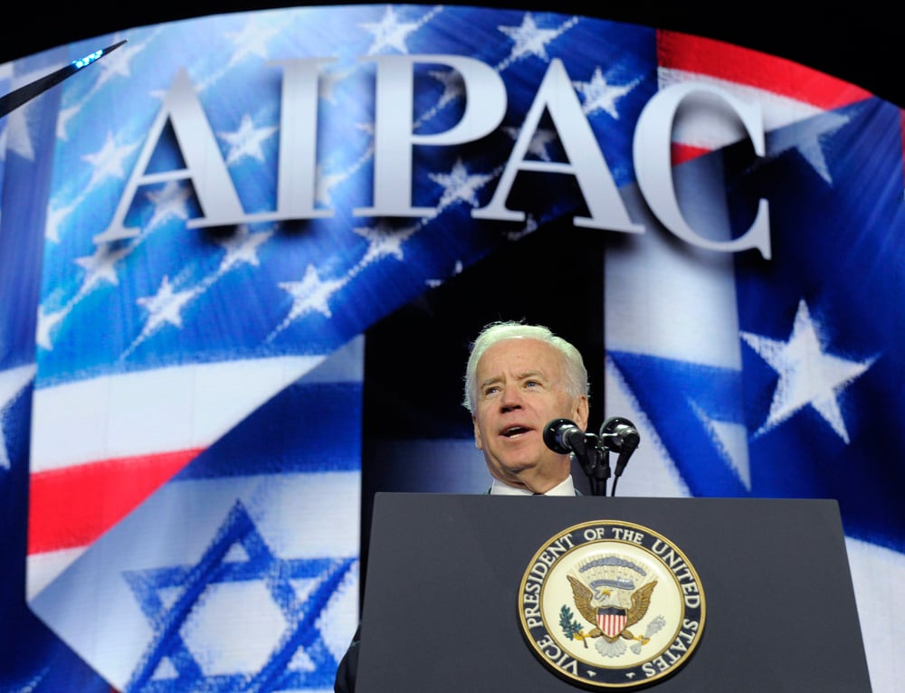 נואם בוועידת איפא"ק, השדולה למען ישראל בארה"ב (צילום: AP) נואם בוועידת איפא"ק, השדולה למען ישראל בארה"ב