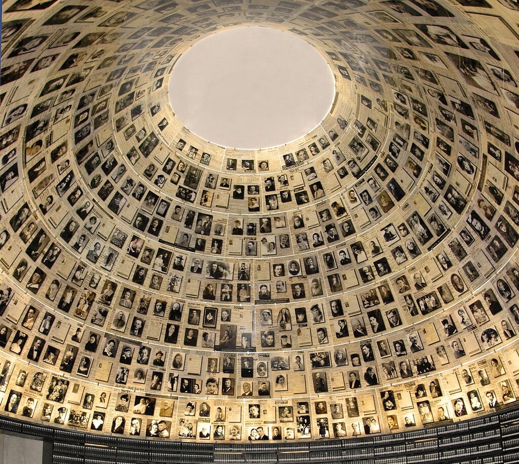 The Hall of Names in Yad Vashem Holocaust Memorial Museum, which records the name of every Jew who perished in the Holocaust
(Photo: Yad Vashem) The Hall of Names in Yad Vashem Holocaust Memorial Museum, which records the name of every Jew who perished in the Holocaust
