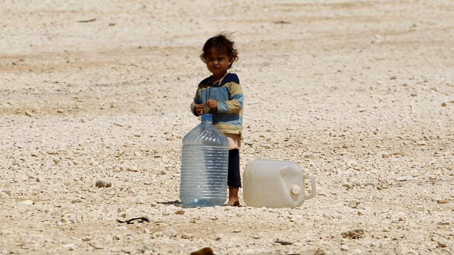 A Syrian refugee in Jordan 