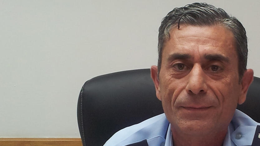 תנ"צ נתן בוזנה. היה אחראי על הפשיעה במגזר הבדואי (צילום: גלעד מורג) תנ"צ נתן בוזנה. היה אחראי על הפשיעה במגזר הבדואי