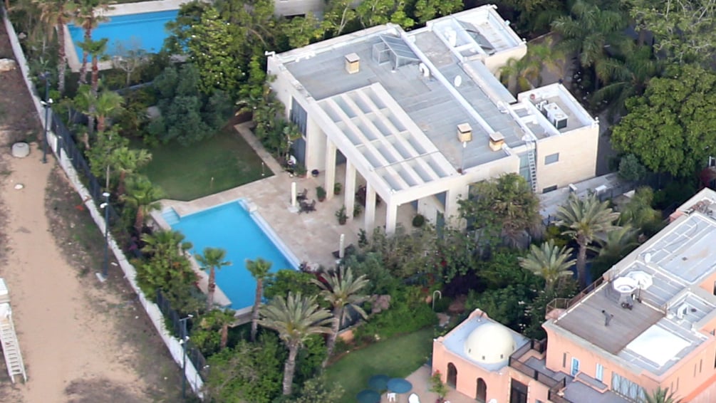 ביתו הפרטי של נתניהו בקיסריה