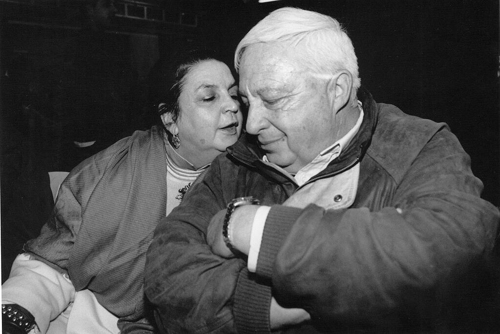 Lily and Ariel Sharon (Photo: Yossi Roth) Lily and Ariel Sharon