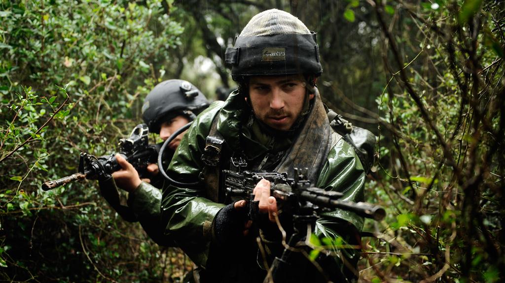 Soldiers in the IDF's Haredi battalion Netzah Yehuda 