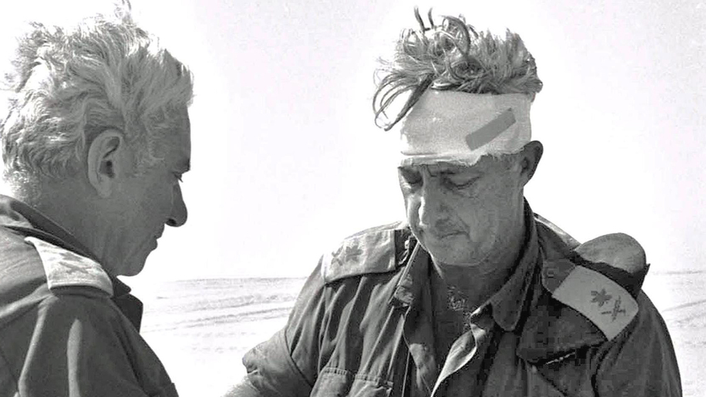מלחמת יום כיפור. אריאל שרון והתחבושת