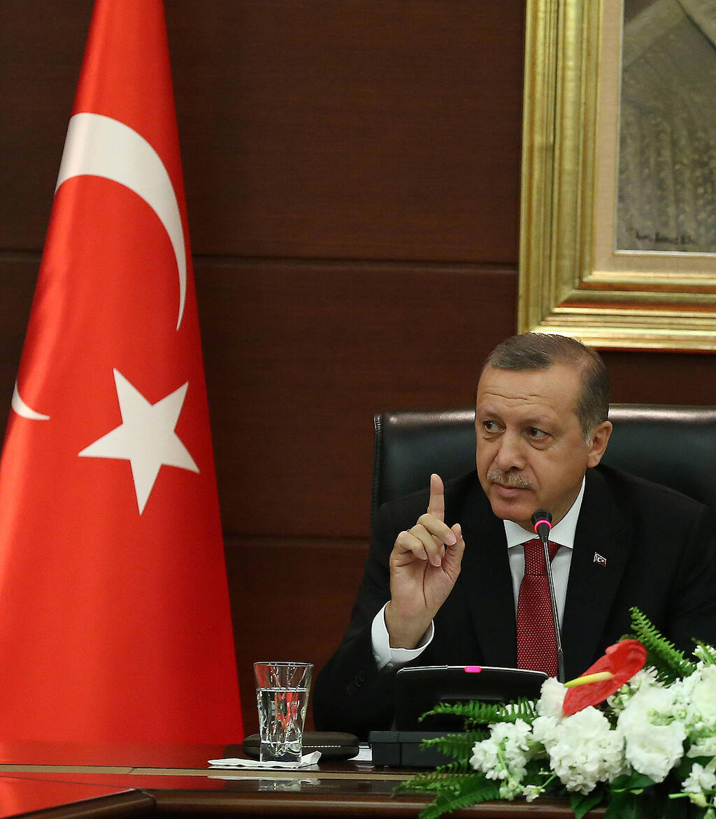 Turkish President Erdogan sided with Hamas almost immediately (Photo: AP) Turkish President Erdogan sided with Hamas almost immediately