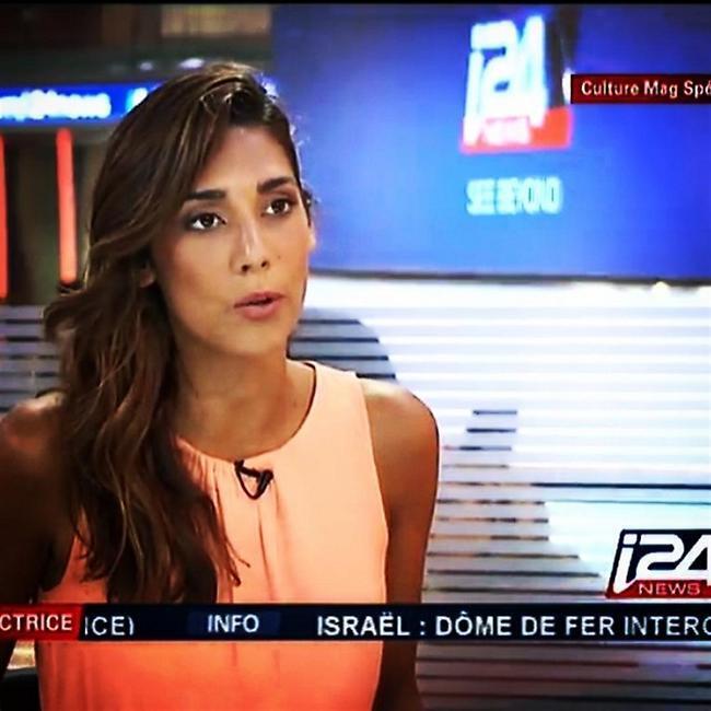 מתוך תוכנית התרבות של i24news. לורני