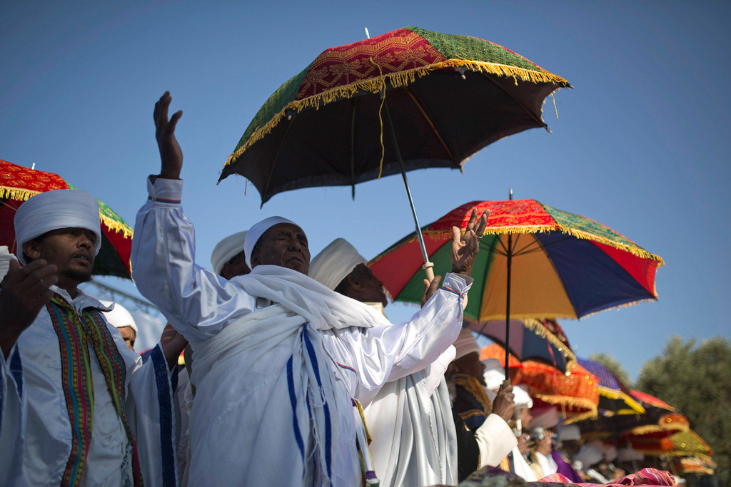 Ethiopian Jews hold a Sigd prayer sermon in Jerusalem, November 21, 2014 (Photo: Reuters) Ethiopian Jews hold a Sigd prayer sermon in Jerusalem, November 21, 2014